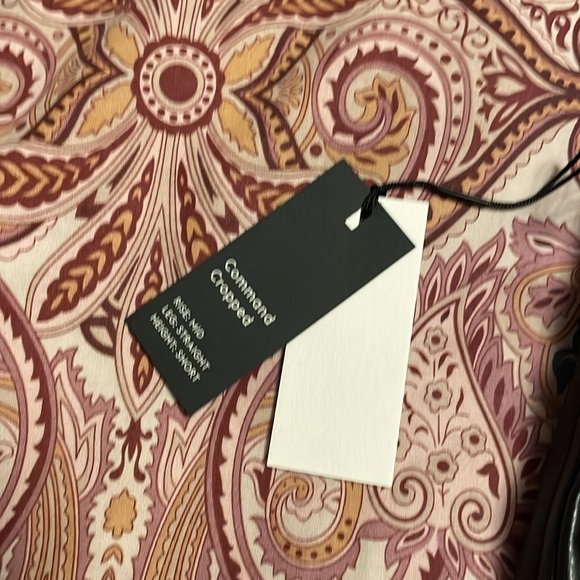 NWT Babaton cropped command black faux leather pant size 00 - Picture 4 of 6